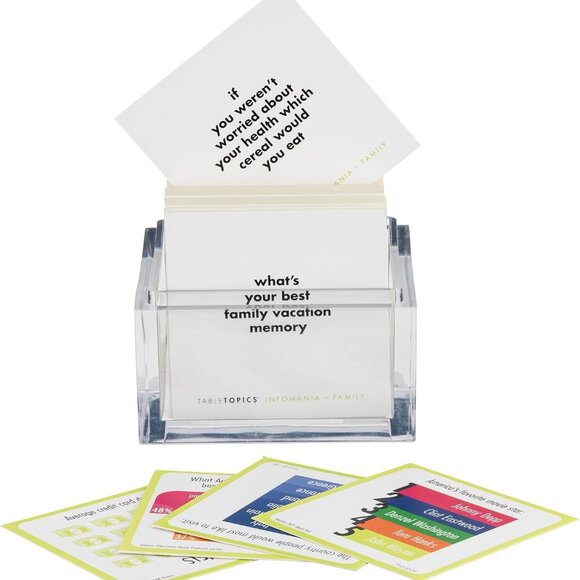 TABLETOPICS Family Infomania: Questions to Start Great Conversations - Picture 3 of 5